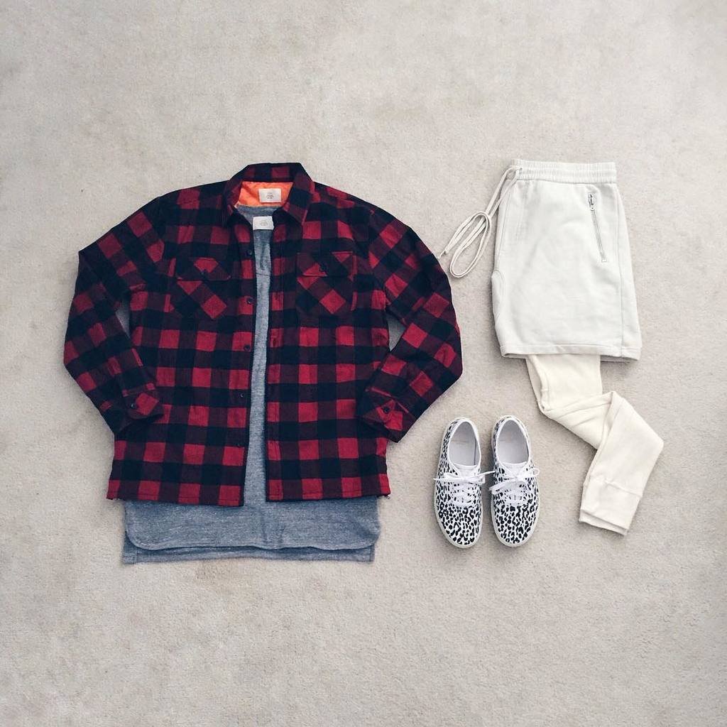Chequered Jacket Outfit
